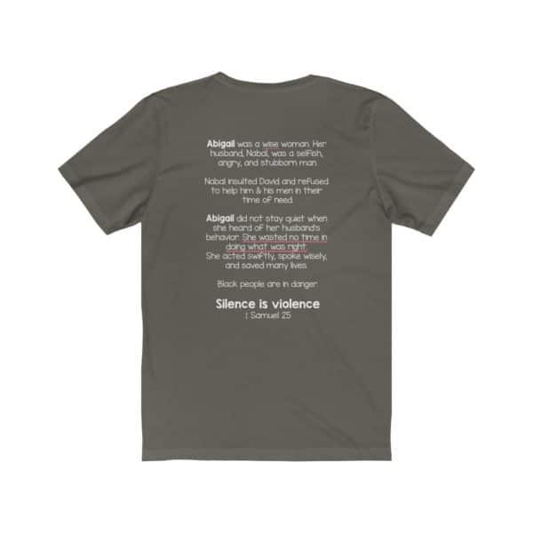 Silence Is Violence Bible Verse Short Sleeve Tee - Image 8