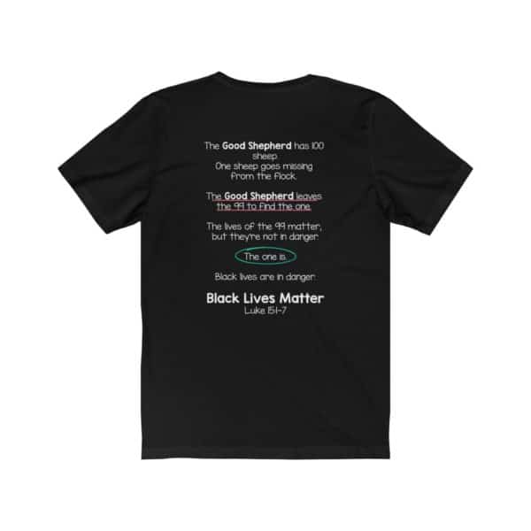Black Lives Matter Bible Verse Short Sleeve Tee - Image 2