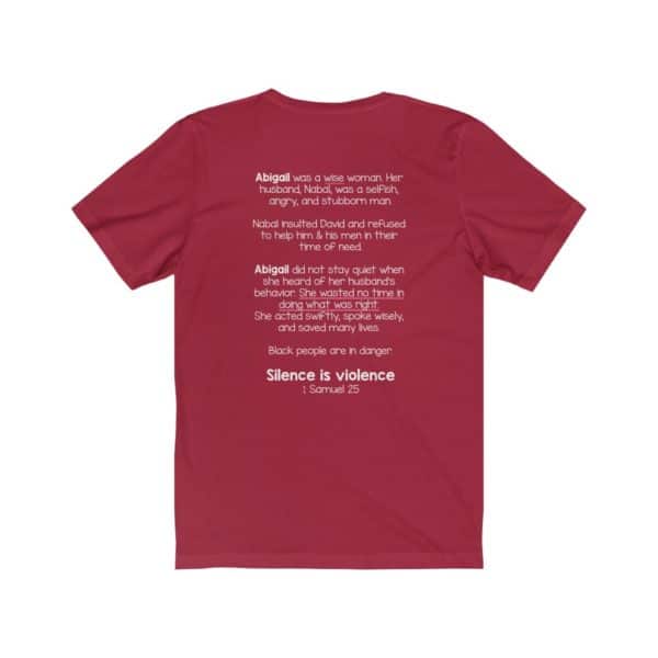Silence Is Violence Bible Verse Short Sleeve Tee - Image 26