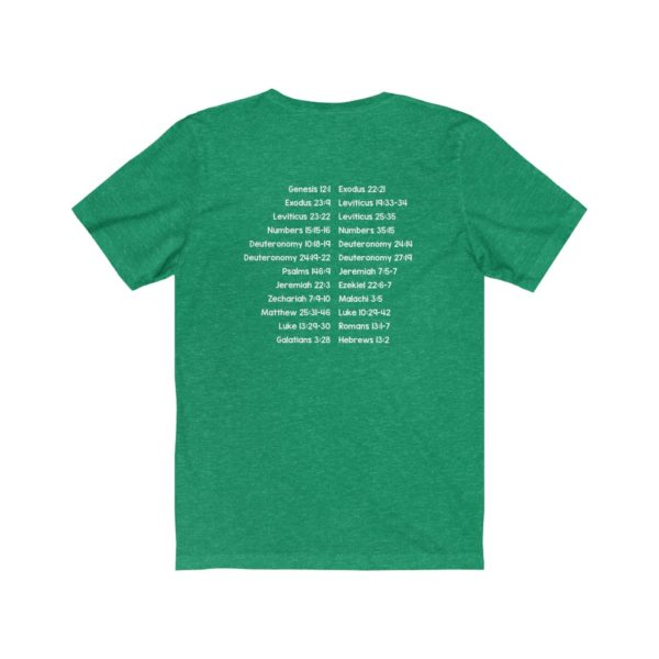 Protect Immigrants Bible Verse Short Sleeve Tee - Image 14