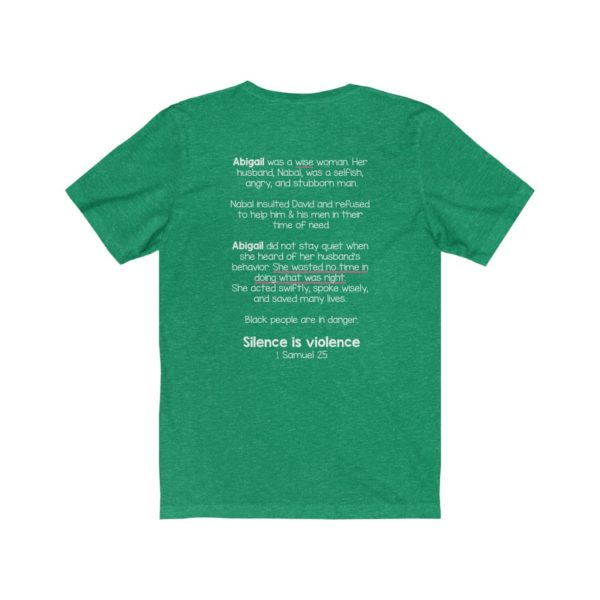 Silence Is Violence Bible Verse Short Sleeve Tee - Image 14