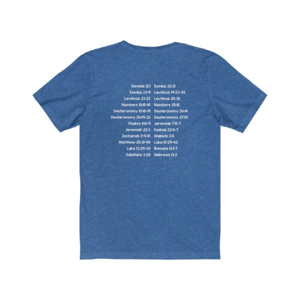 Protect Immigrants Bible Verse Short Sleeve Tee - Image 18