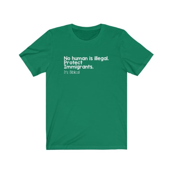 Protect Immigrants Bible Verse Short Sleeve Tee - Image 15