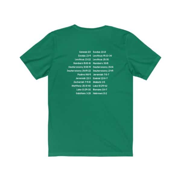 Protect Immigrants Bible Verse Short Sleeve Tee - Image 16