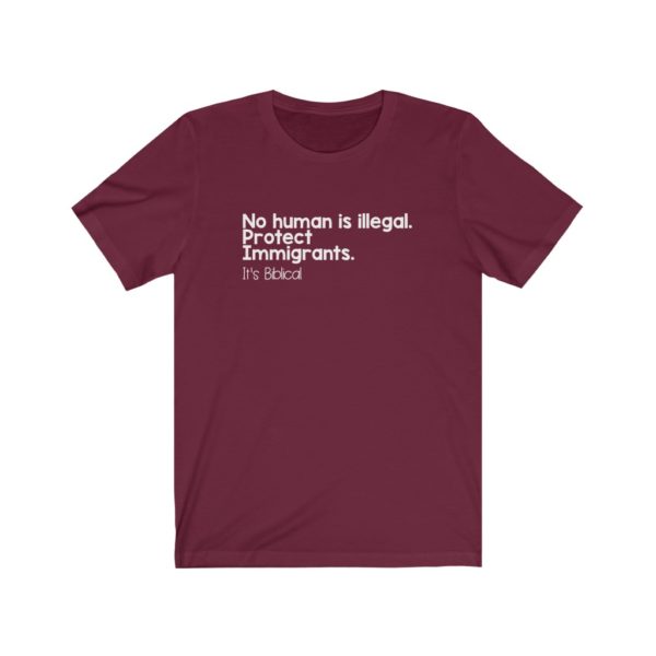 Protect Immigrants Bible Verse Short Sleeve Tee - Image 21