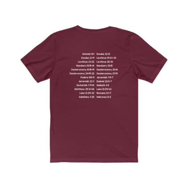 Protect Immigrants Bible Verse Short Sleeve Tee - Image 22
