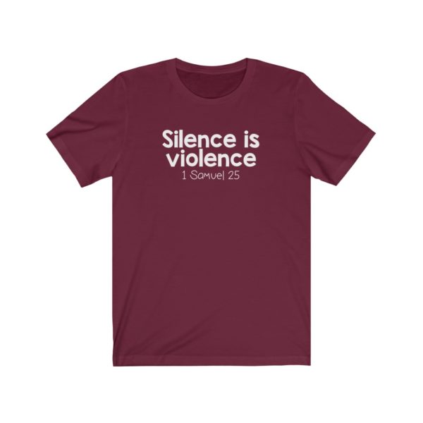 Silence Is Violence Bible Verse Short Sleeve Tee - Image 21