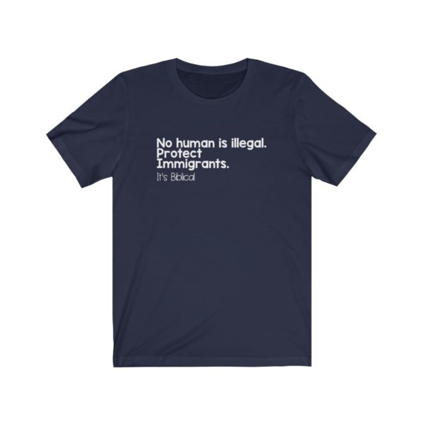 Protect Immigrants Bible Verse Short Sleeve Tee - Image 19