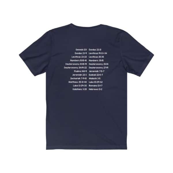 Protect Immigrants Bible Verse Short Sleeve Tee - Image 20