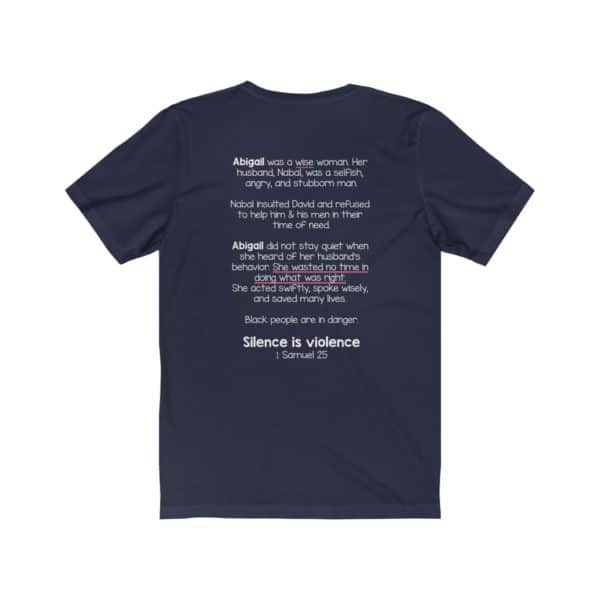 Silence Is Violence Bible Verse Short Sleeve Tee - Image 20