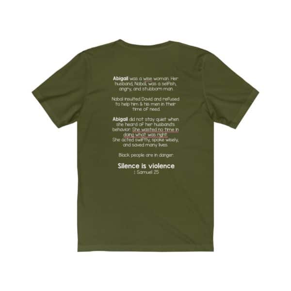 Silence Is Violence Bible Verse Short Sleeve Tee - Image 10