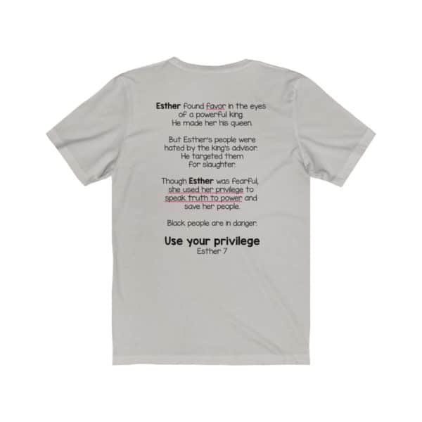 Use Your Privilege Bible Verse Short Sleeve Tee - Image 6