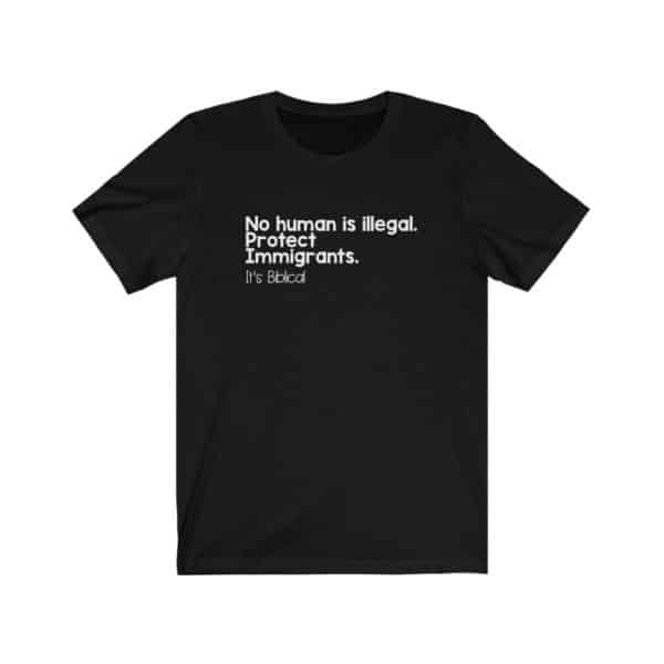 Protect Immigrants Bible Verse Short Sleeve Tee - Image 3