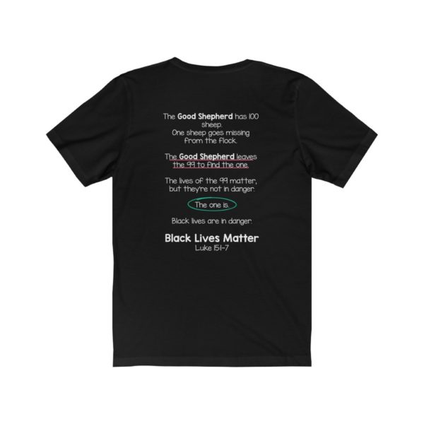 Black Lives Matter Bible Verse Short Sleeve Tee - Image 4