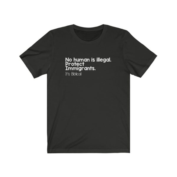 Protect Immigrants Bible Verse Short Sleeve Tee - Image 11
