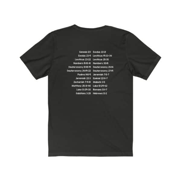 Protect Immigrants Bible Verse Short Sleeve Tee - Image 12