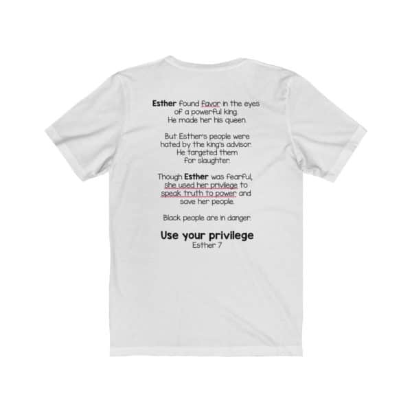 Use Your Privilege Bible Verse Short Sleeve Tee - Image 4
