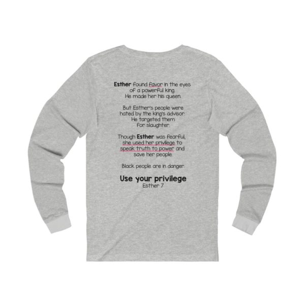 Use Your Privilege Bible Verse Long Sleeve Tee - Image 2