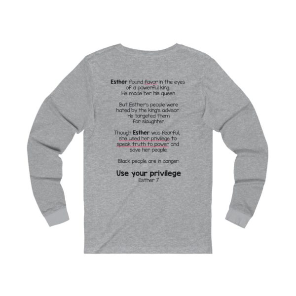 Use Your Privilege Bible Verse Long Sleeve Tee - Image 10