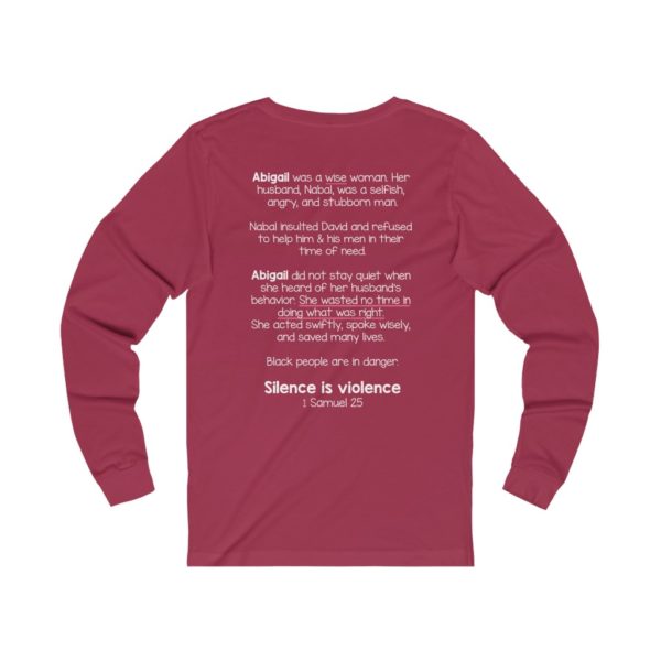 Silence is Violence Bible Verse Long Sleeve Tee - Image 16