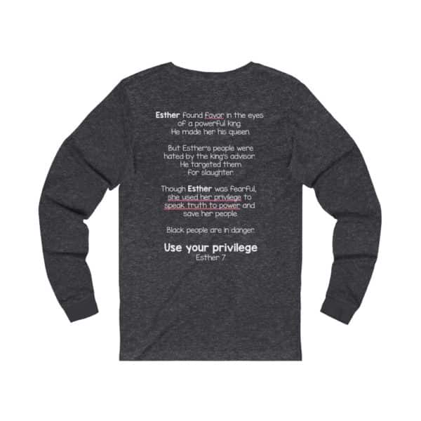 Use Your Privilege Bible Verse Long Sleeve Tee - Image 12
