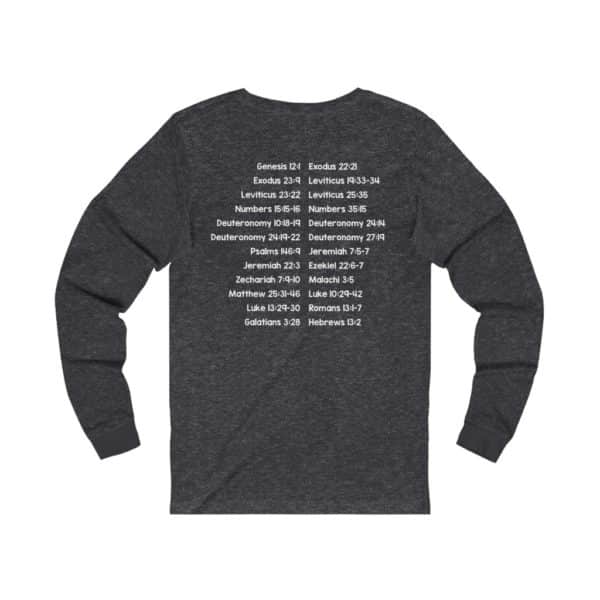 Protect Immigrants Bible Verse Long Sleeve Tee - Image 12