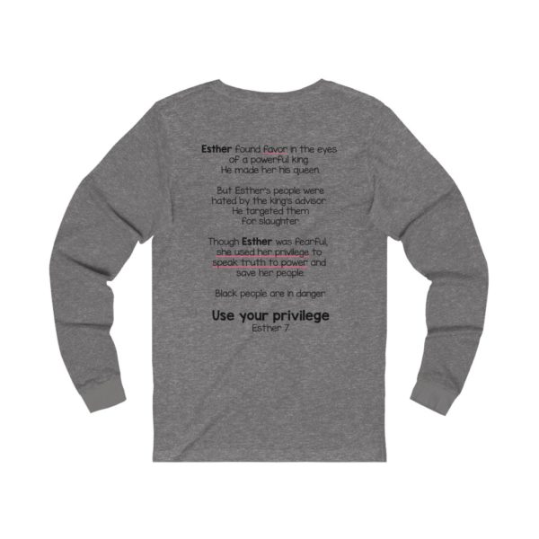 Use Your Privilege Bible Verse Long Sleeve Tee - Image 6