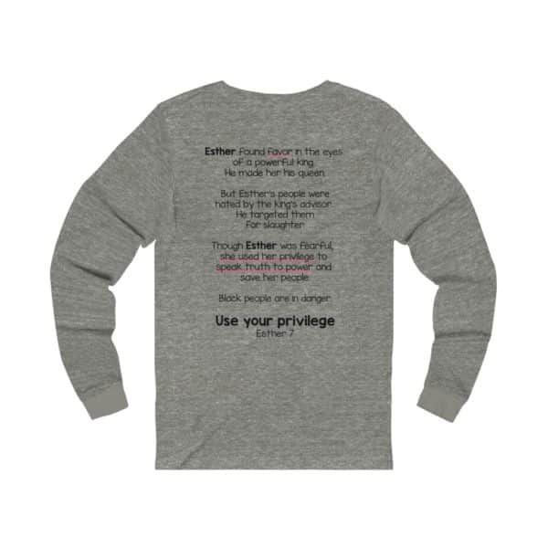 Use Your Privilege Bible Verse Long Sleeve Tee - Image 8