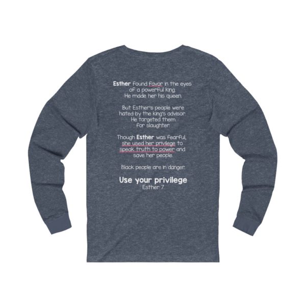Use Your Privilege Bible Verse Long Sleeve Tee - Image 14