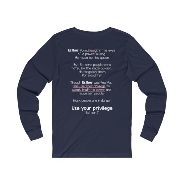 Use Your Privilege Bible Verse Long Sleeve Tee - Image 16