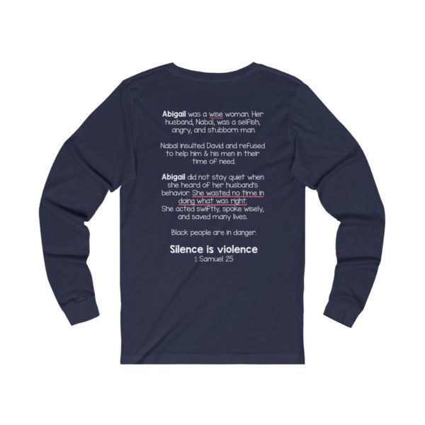 Silence is Violence Bible Verse Long Sleeve Tee - Image 14