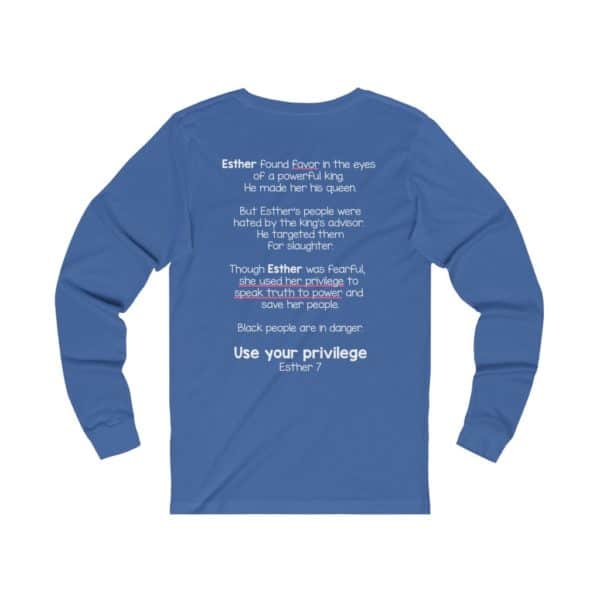 Use Your Privilege Bible Verse Long Sleeve Tee - Image 10