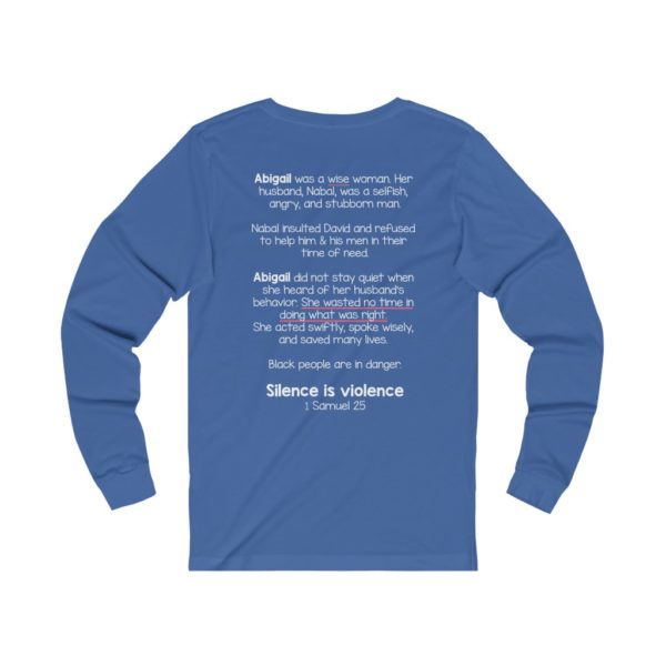 Silence is Violence Bible Verse Long Sleeve Tee - Image 8