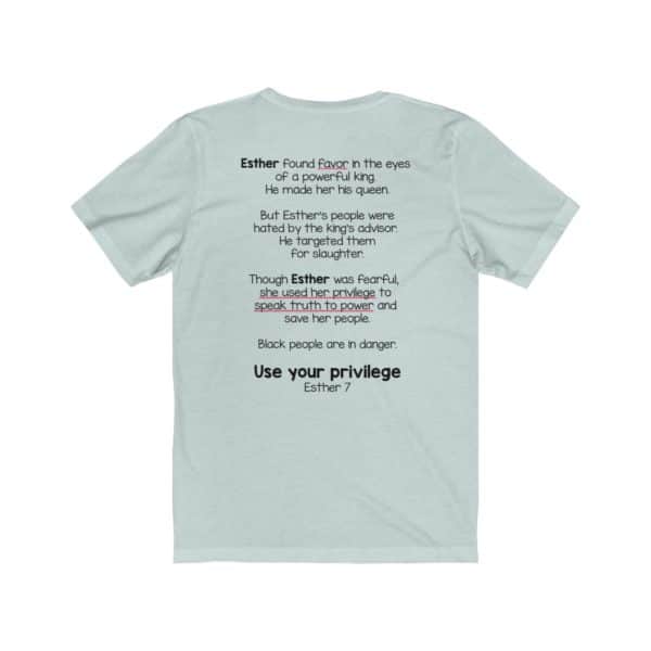 Use Your Privilege Bible Verse Short Sleeve Tee - Image 8