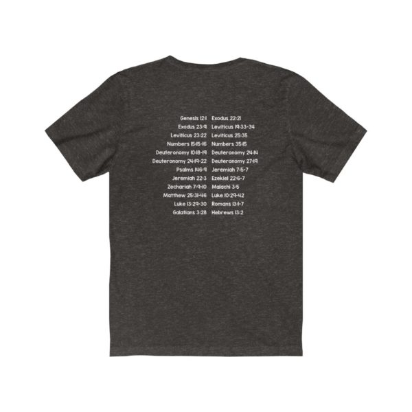 Protect Immigrants Bible Verse Short Sleeve Tee - Image 6