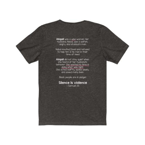 Silence Is Violence Bible Verse Short Sleeve Tee - Image 6