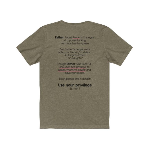 Use Your Privilege Bible Verse Short Sleeve Tee - Image 2