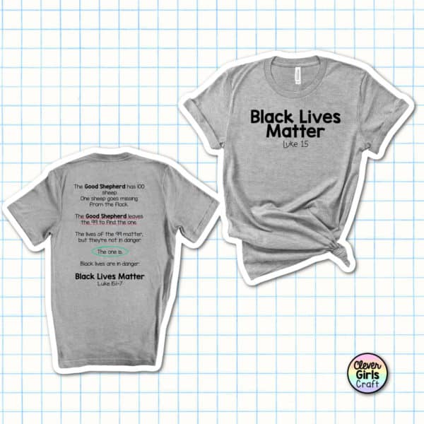 Black Lives Matter Bible Verse Short Sleeve Tee