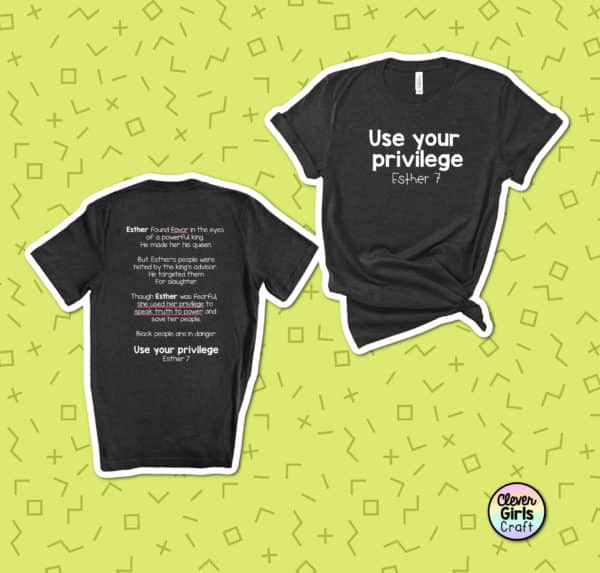 Use Your Privilege Bible Verse Short Sleeve Tee