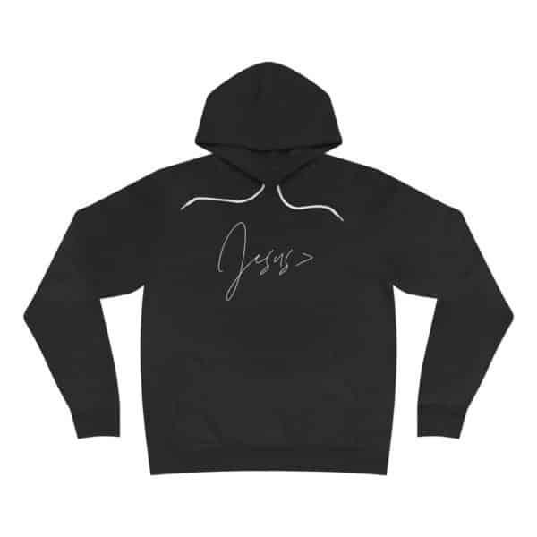 Jesus is Greater than fleece hoodie
