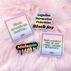 Black Joy Stickers