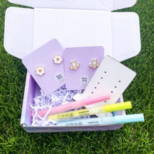 Paint your own earrings box